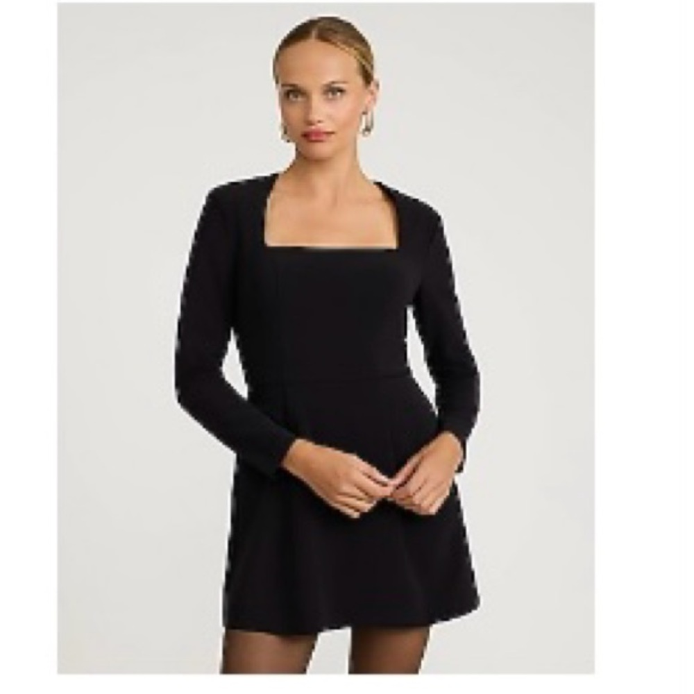 Express Black Long Sleeve Dress
